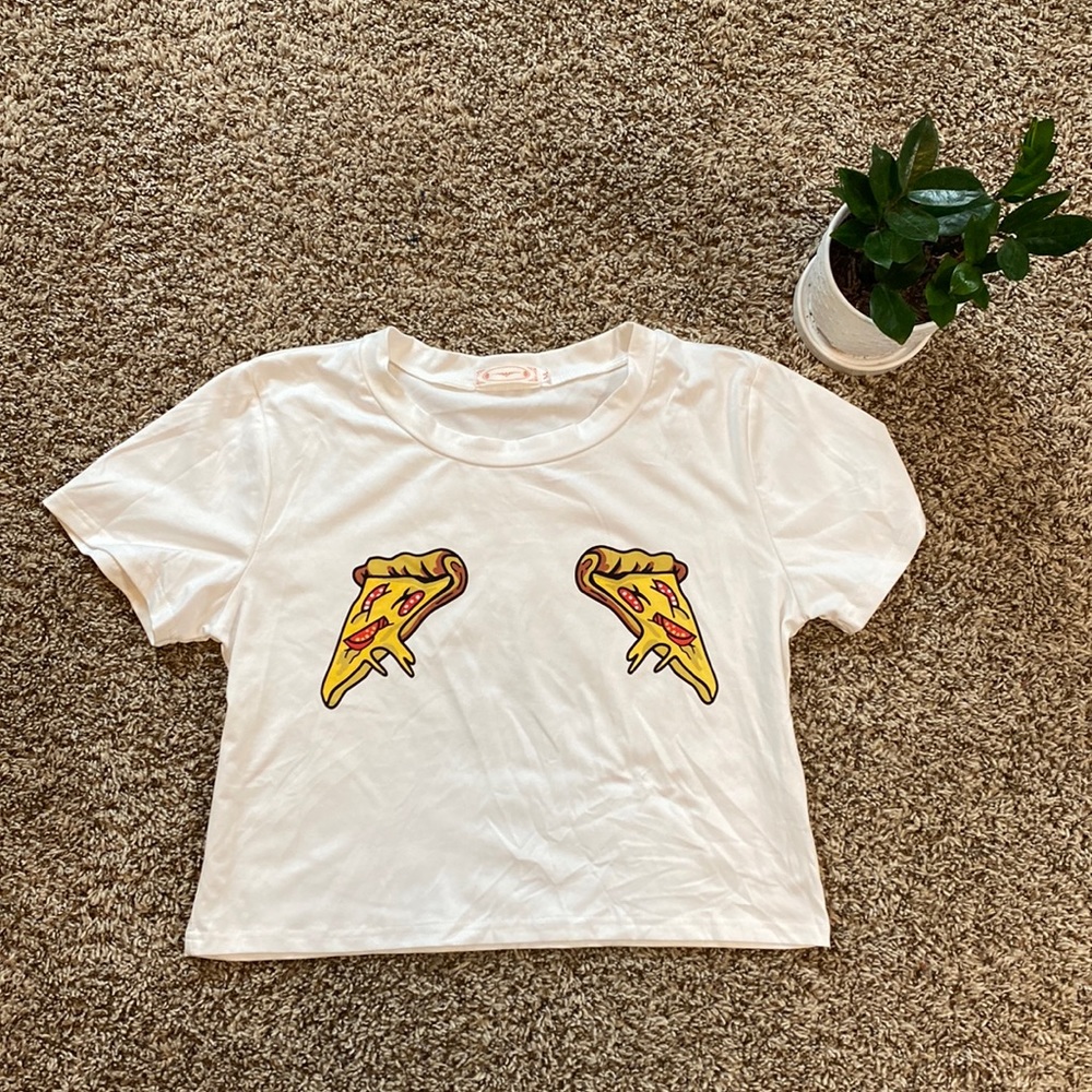Pizza Crop Top